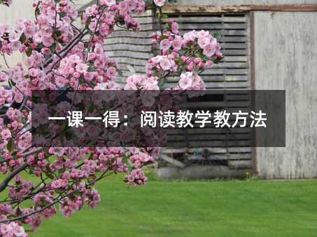 һ��һ�ã��Ķ���ѧ�̷���